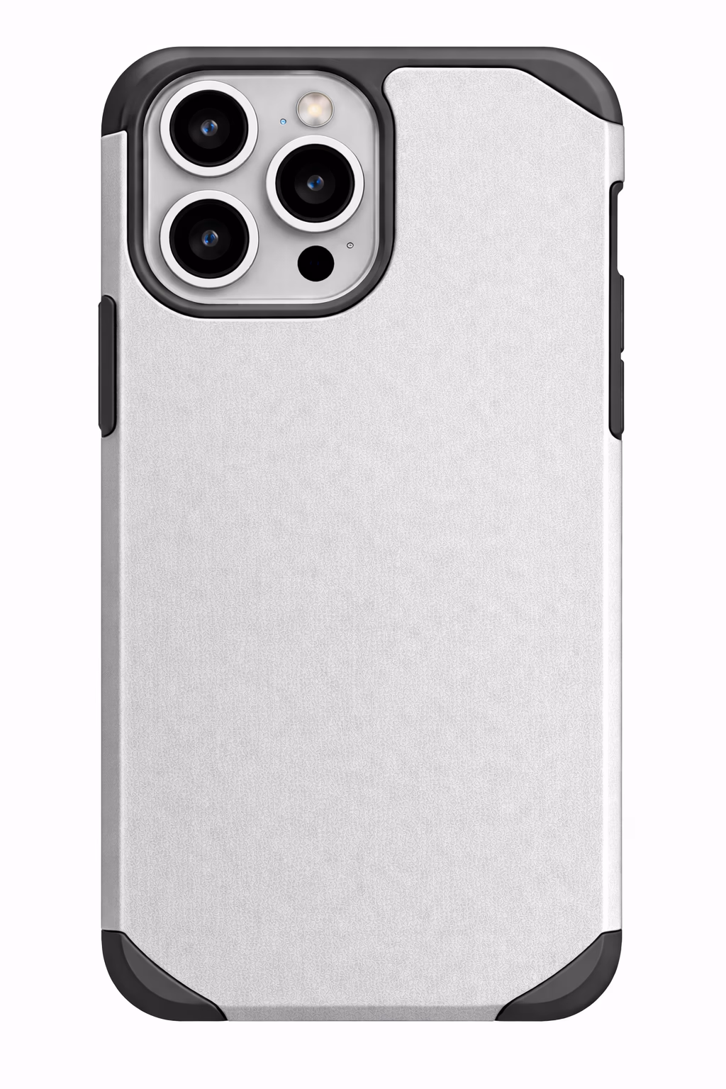 iPhone 15 Pro - Sleek Armor Case - Silver